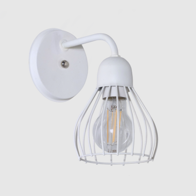 Aplique "PORTO" jaula de 1 luz (An:123xH:210mm)